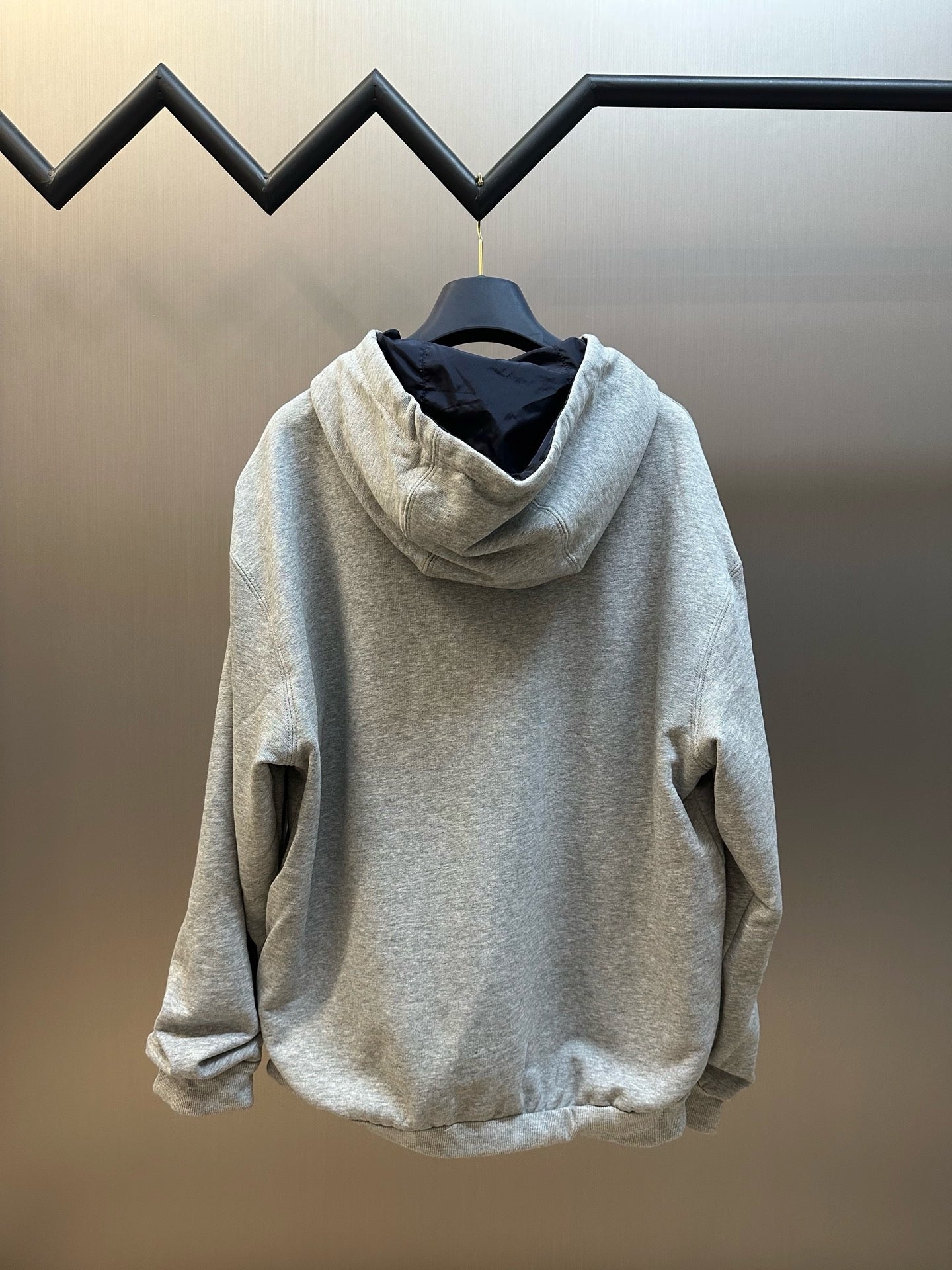 Grey and Dark Blue Jacket