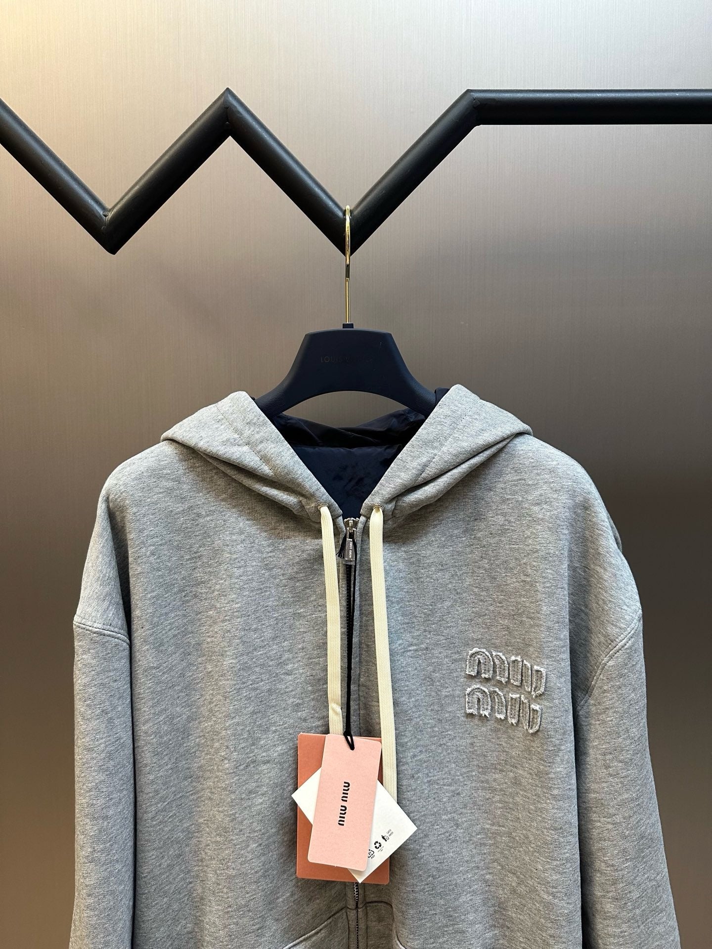 Grey and Dark Blue Jacket