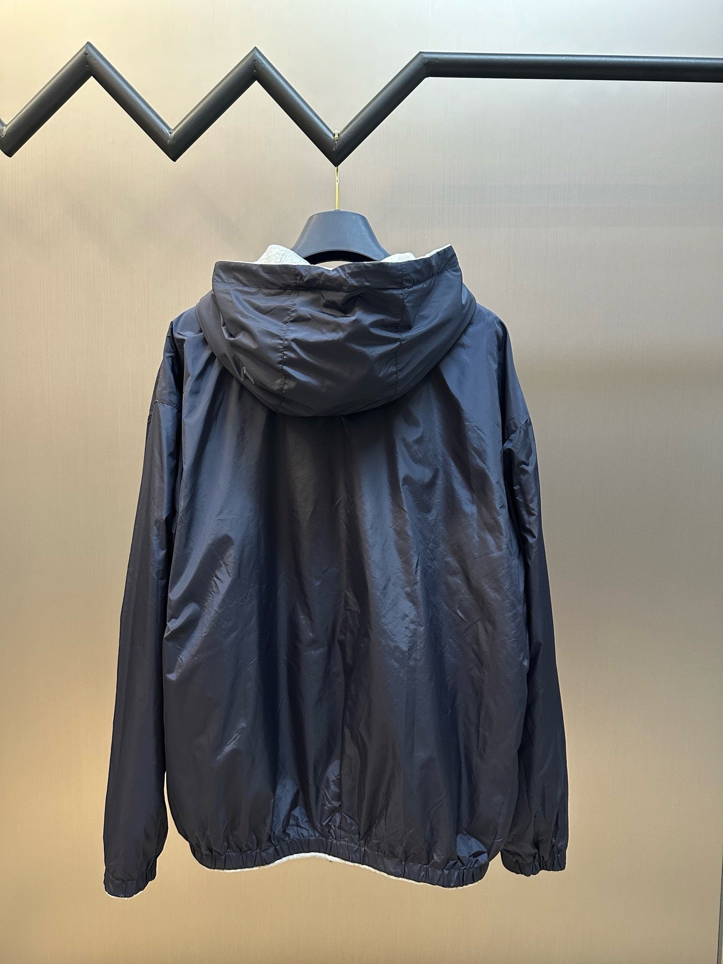 Grey and Dark Blue Jacket