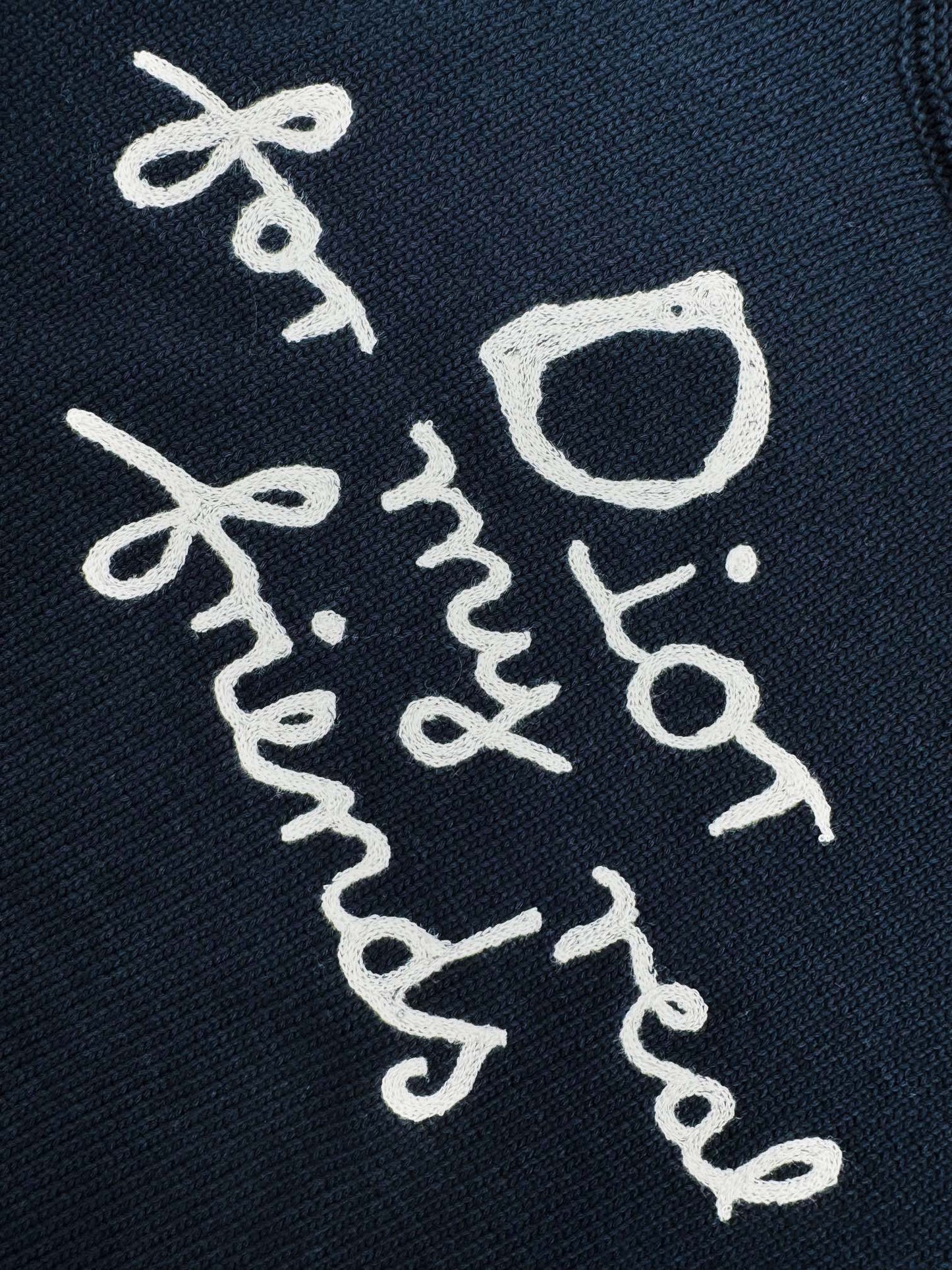 Dark Blue and White Jersey