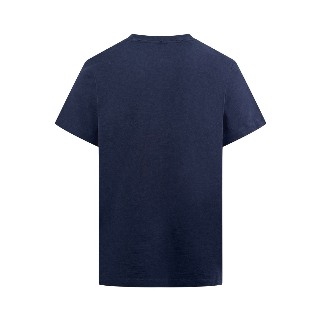 Dark Blue and White T-Shirt
