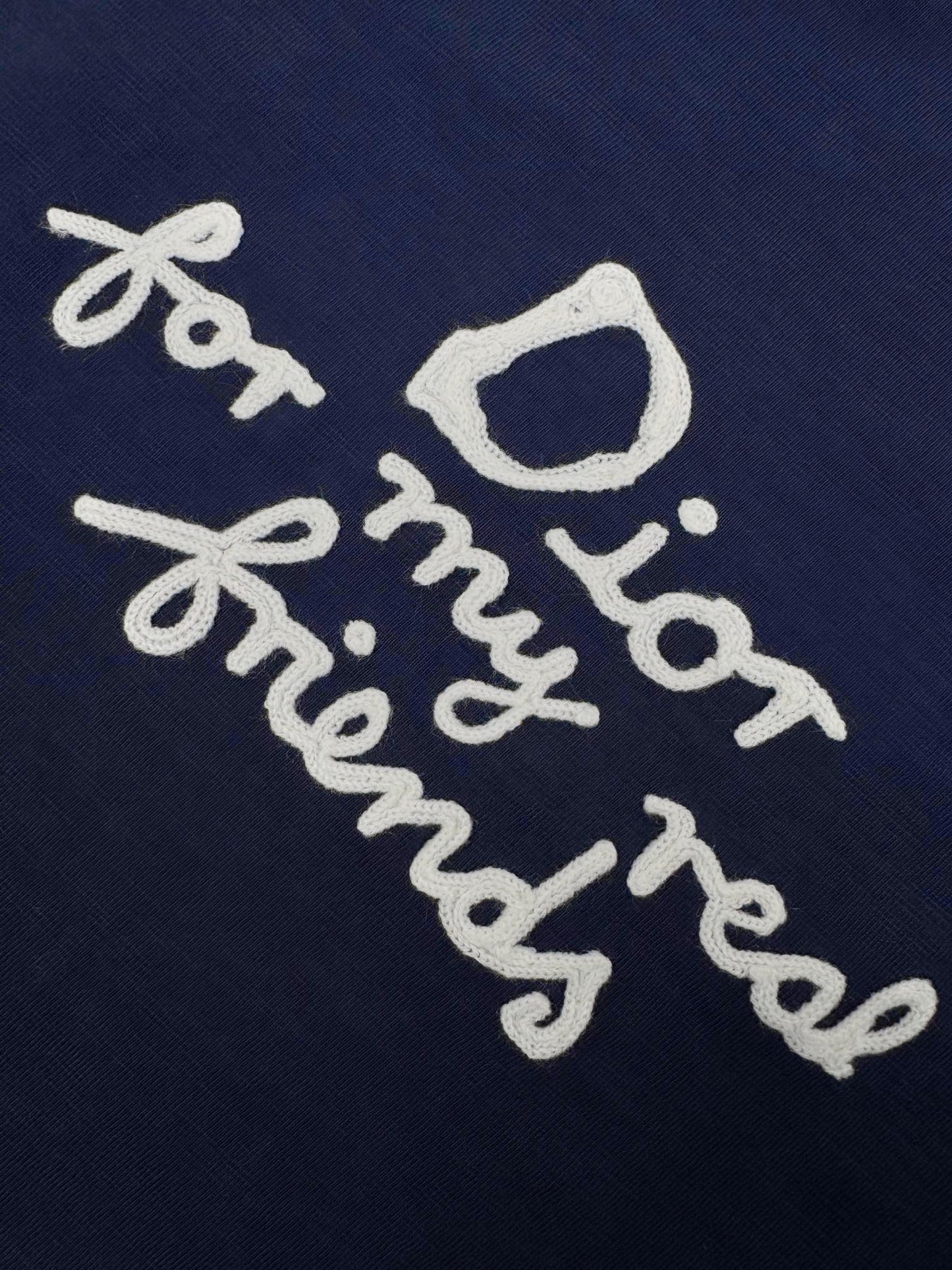 Dark Blue and White T-Shirt