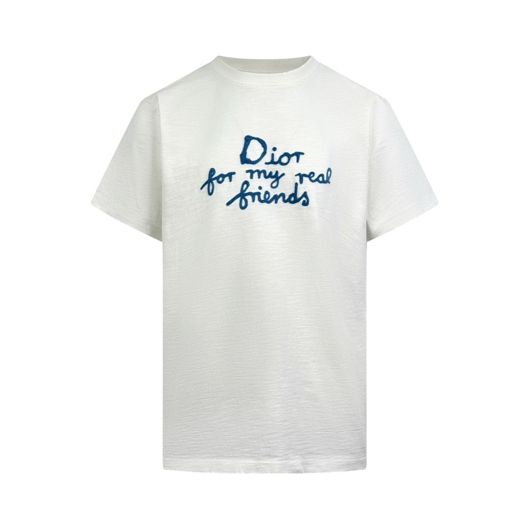 Dark Blue and White T-Shirt