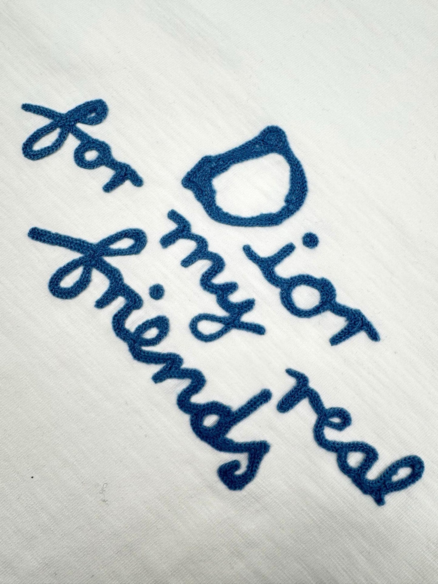 Dark Blue and White T-Shirt