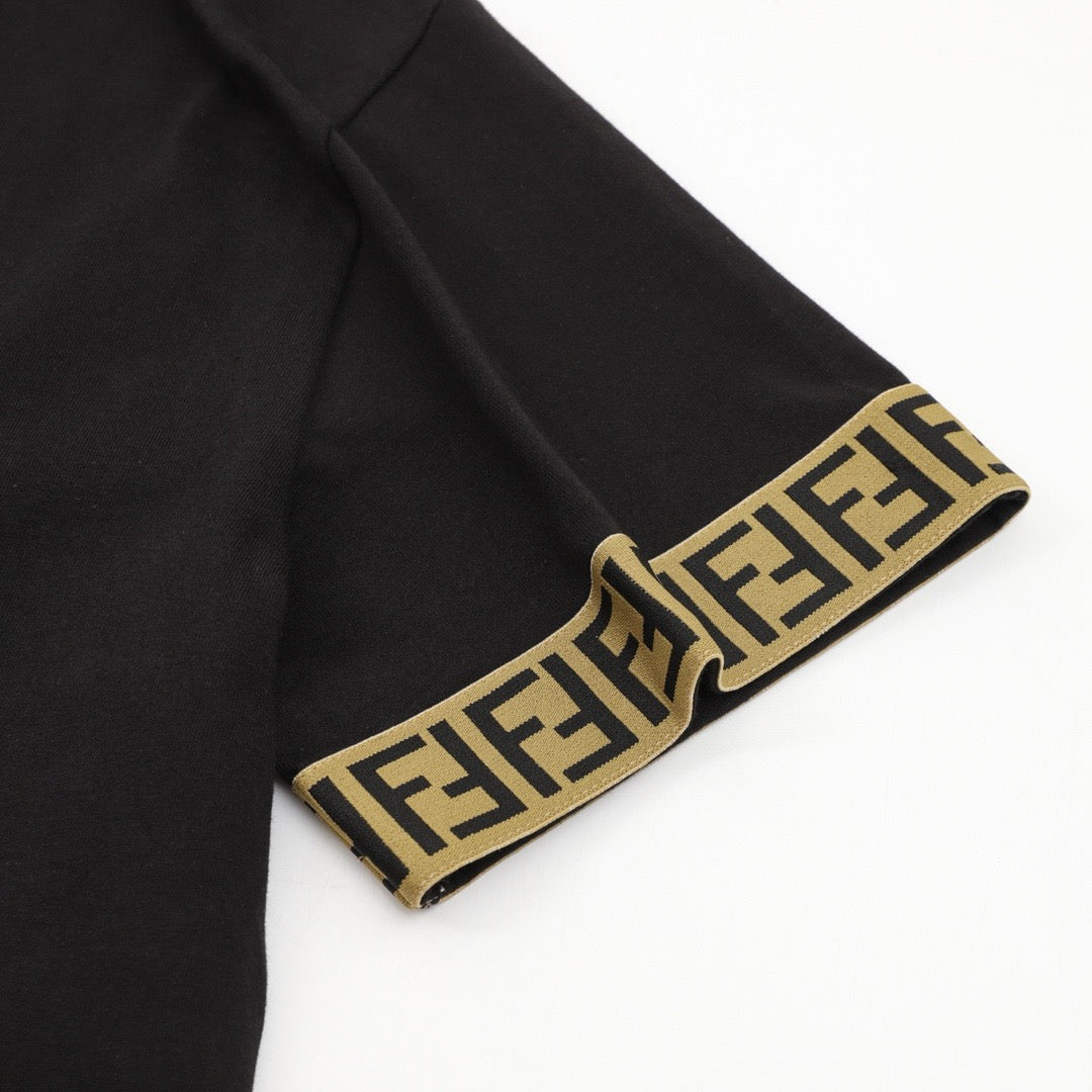 Brown and Black T-Shirt