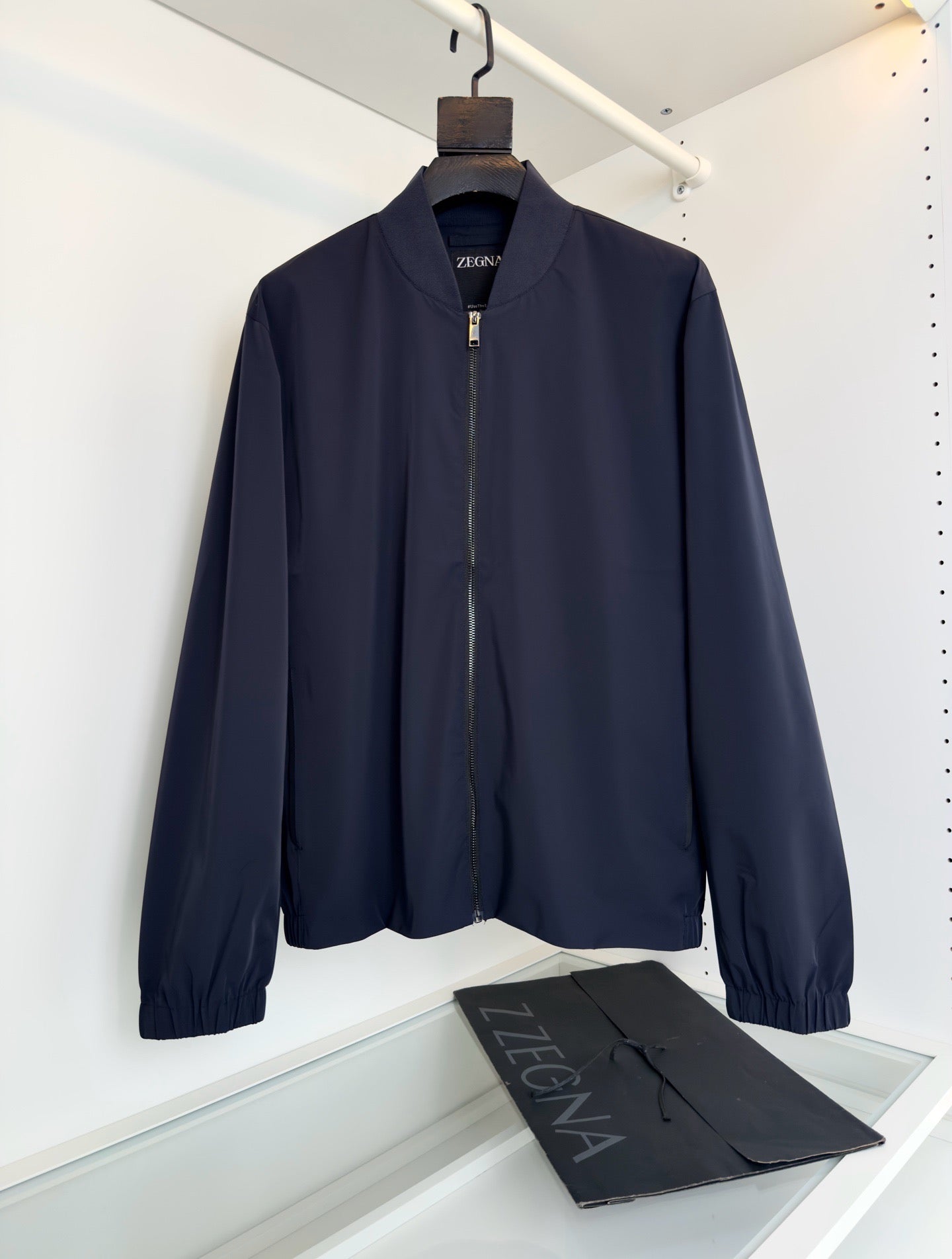 Dark Blue and Grey Jacket