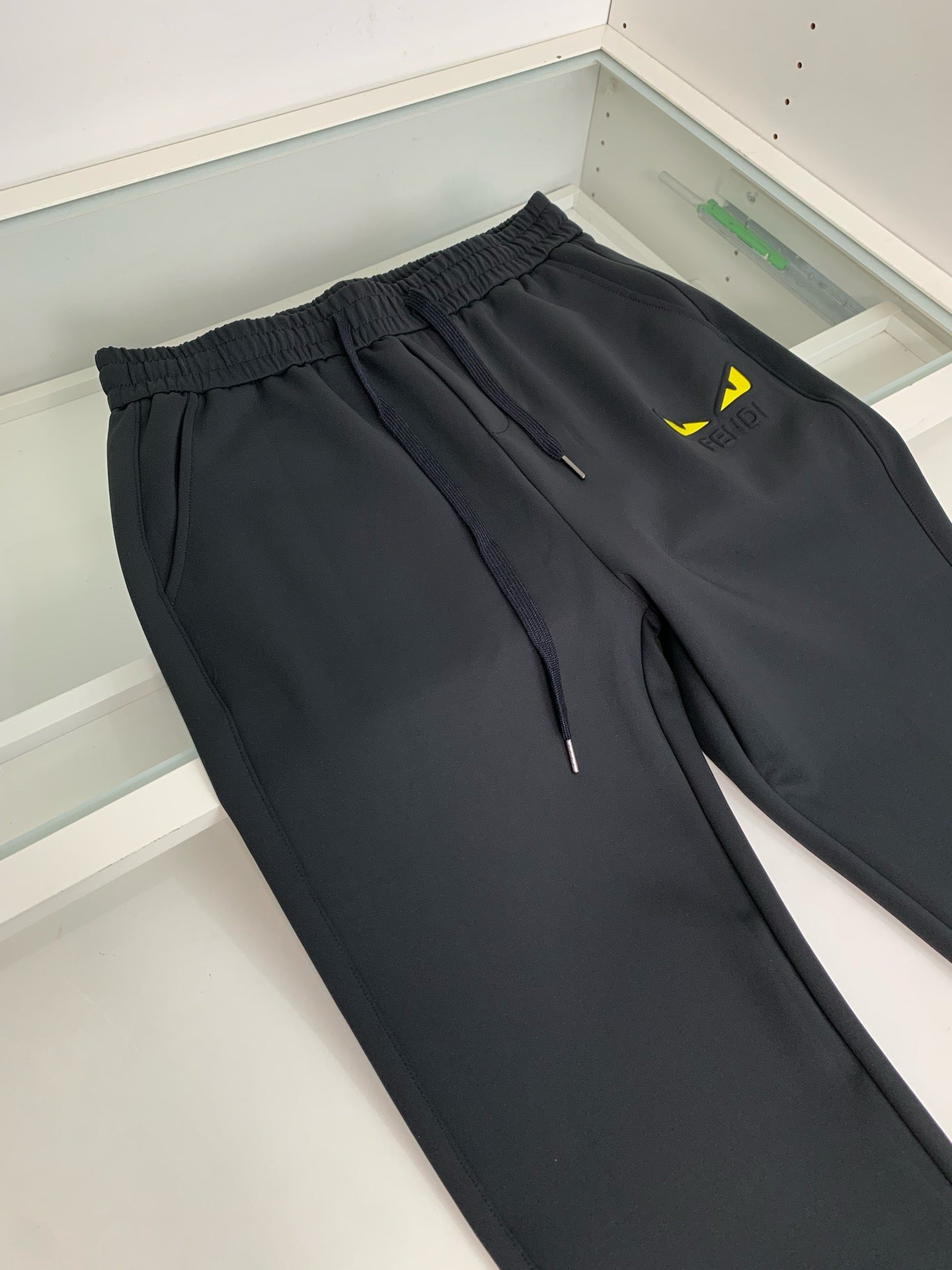 Dark Blue and Black Pant