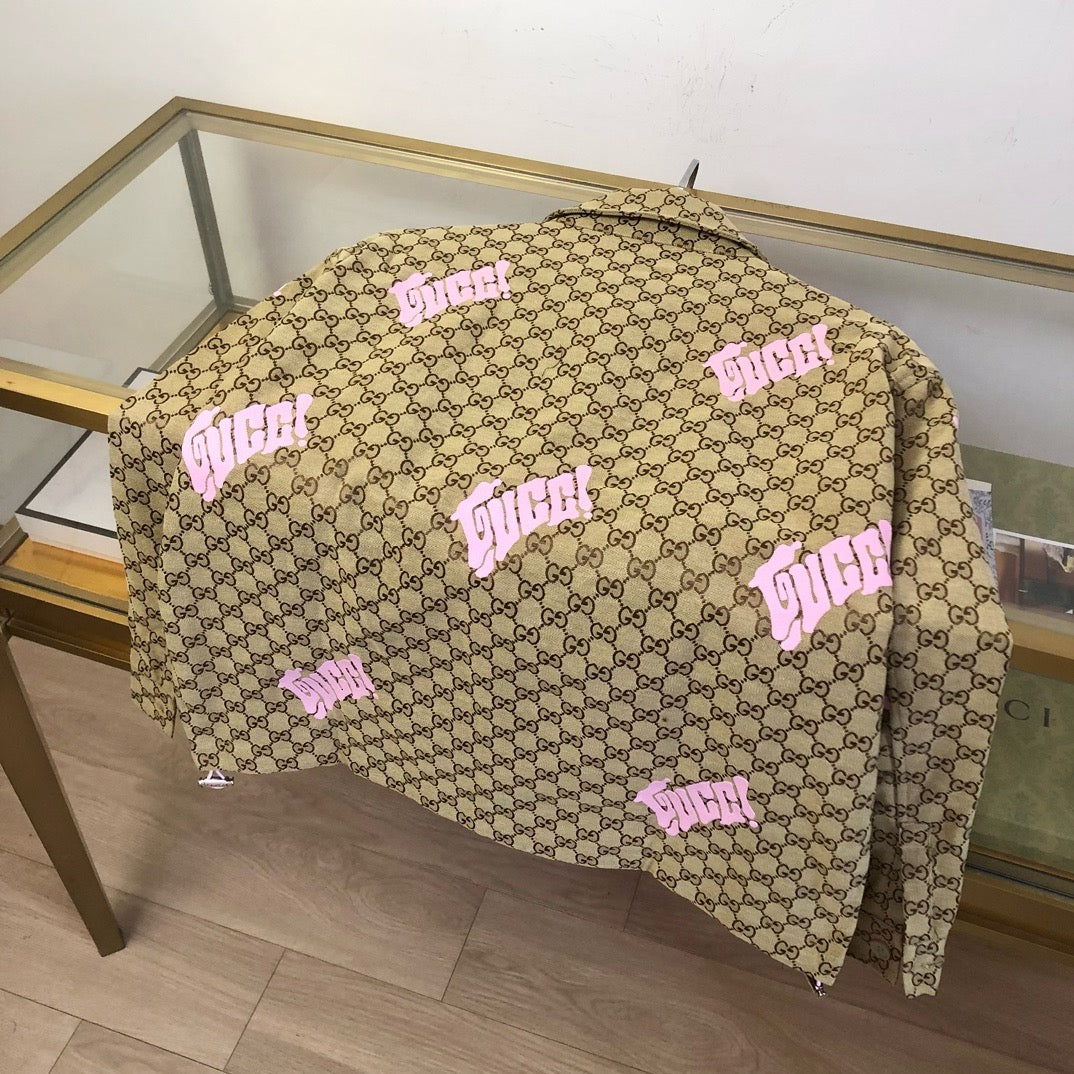 Khaki Pink Jacket