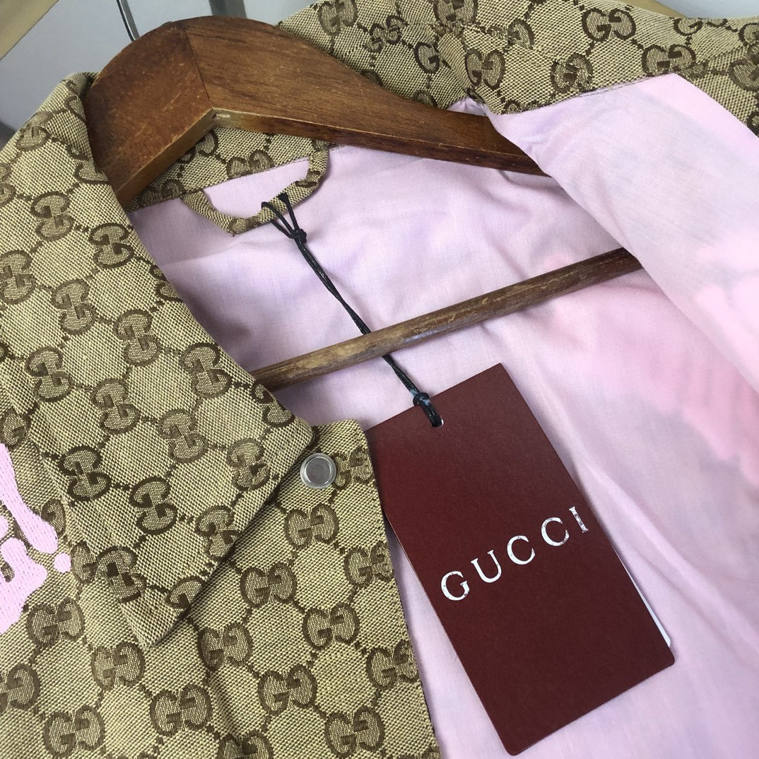 Khaki Pink Jacket