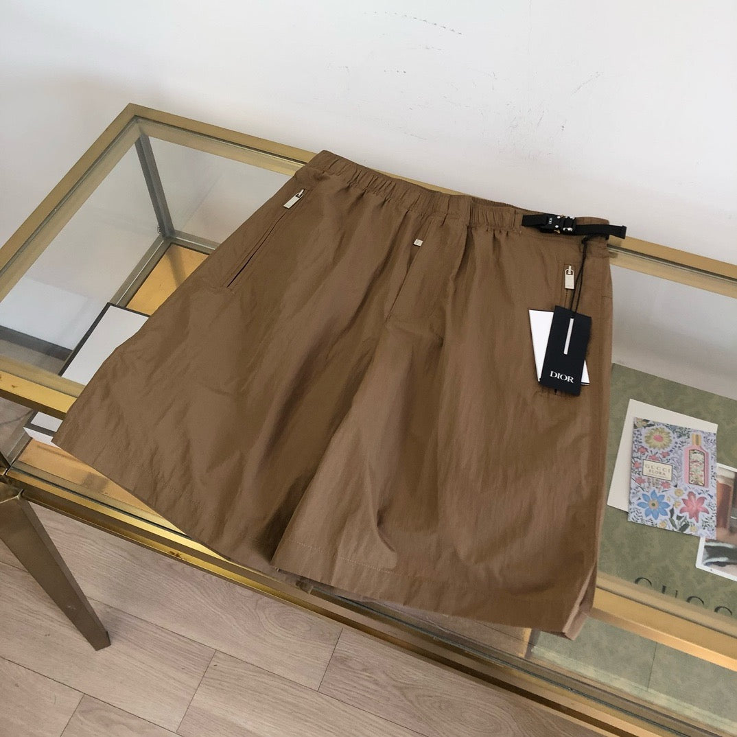 Brown and Dark Blue Short