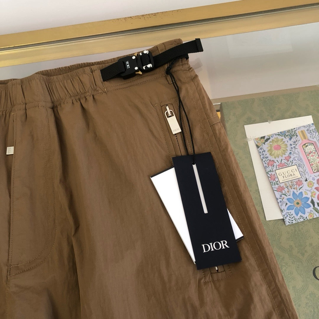 Brown and Dark Blue Short