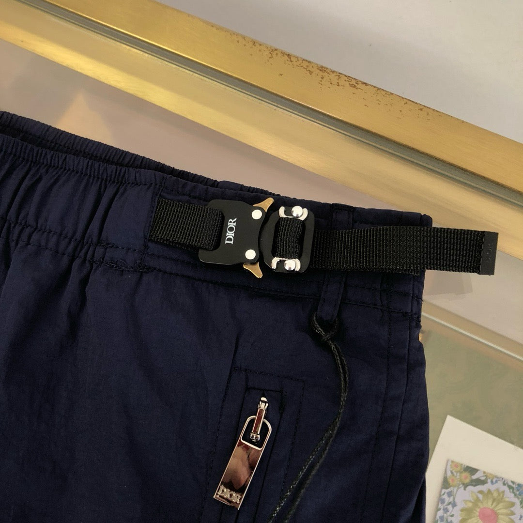 Brown and Dark Blue Short