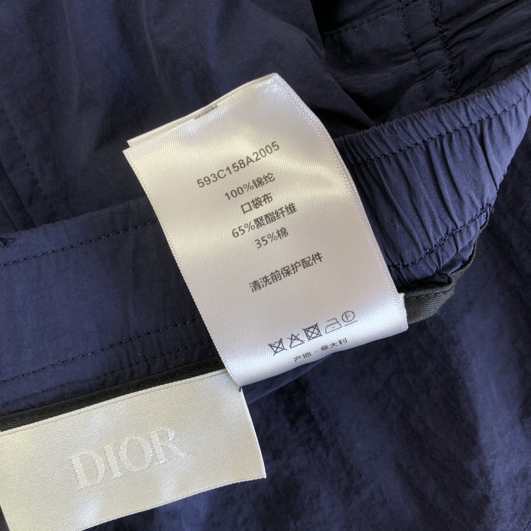 Brown and Dark Blue Short