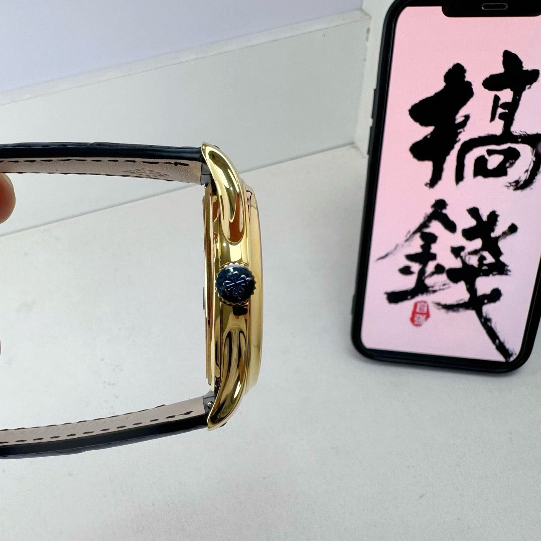 Black Golden Watch