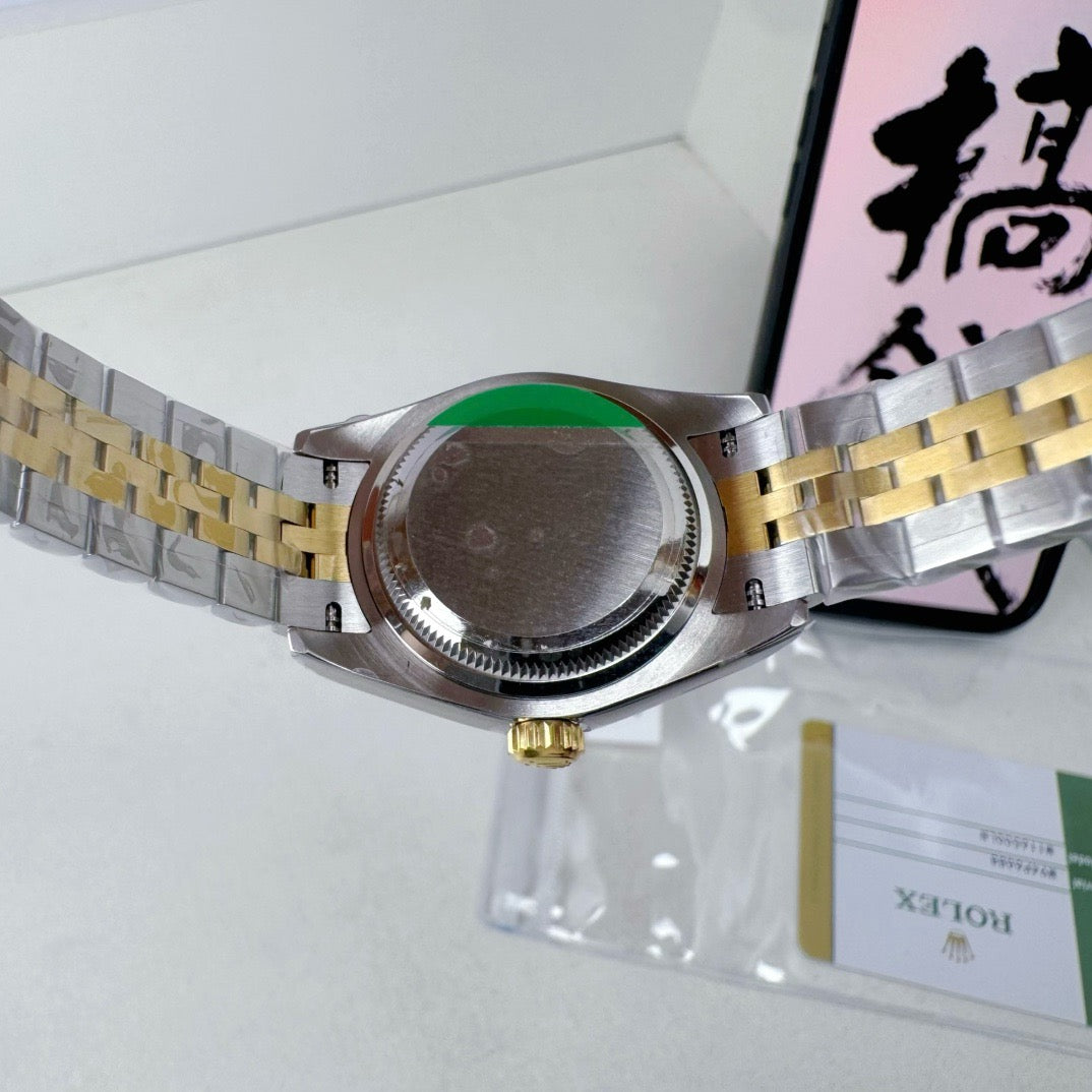 Silver Golden Watch