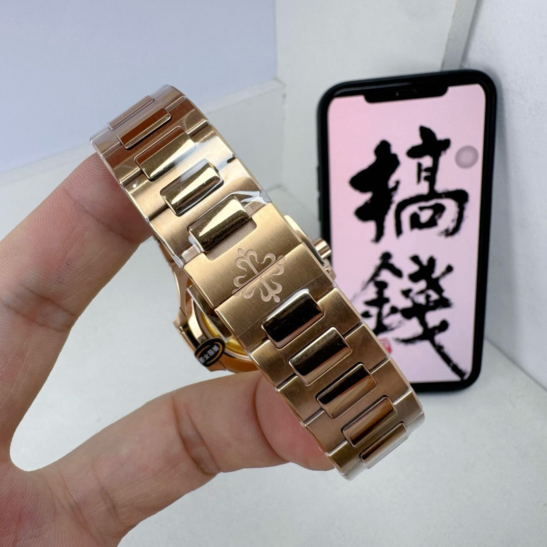 Golden White Watch