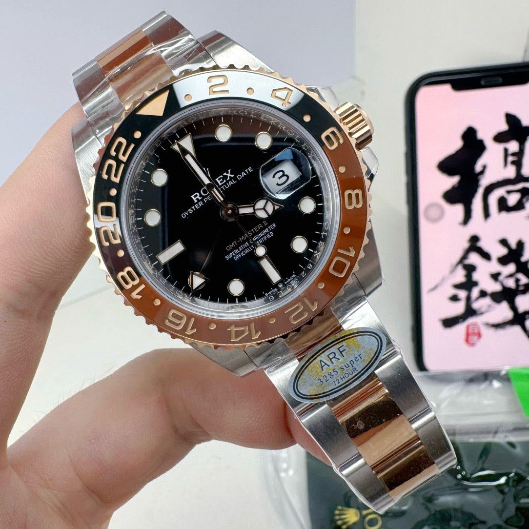 Silver Golden Watch