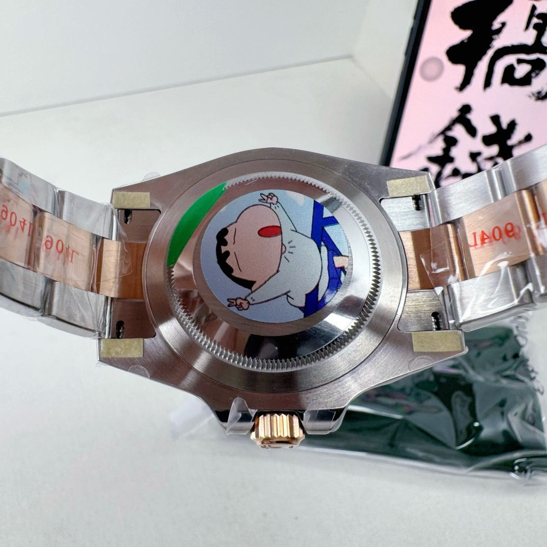 Silver Golden Watch