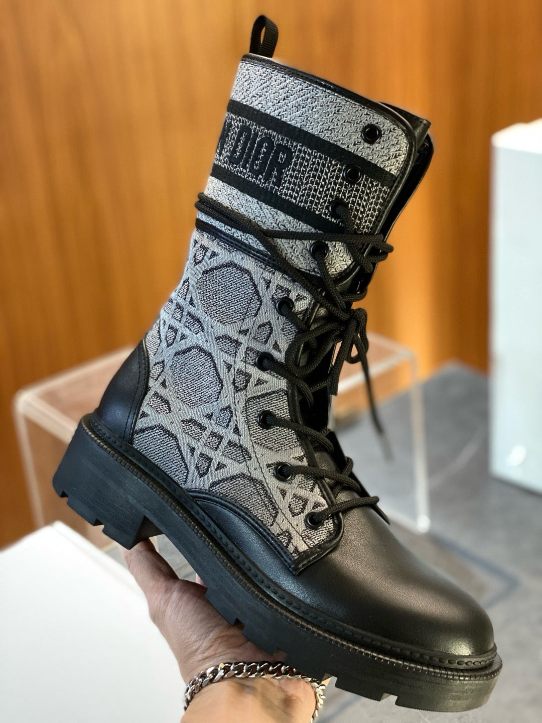 Black and Grey Shoes