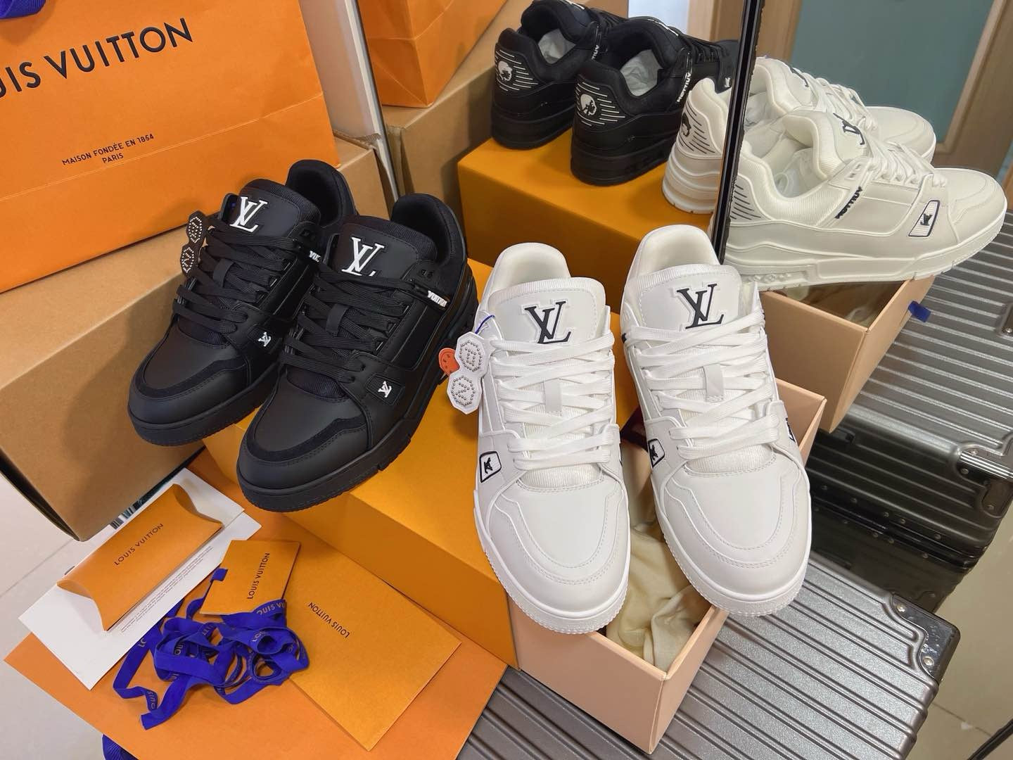 Black and White Shoes