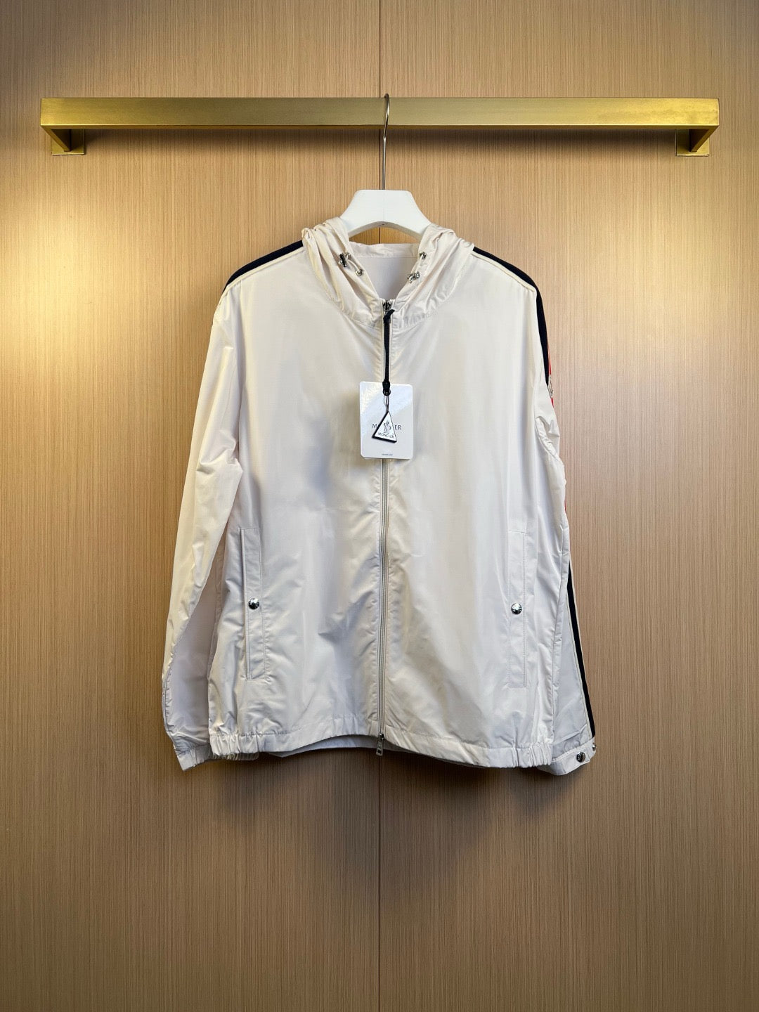 White and Dark Blue Jacket