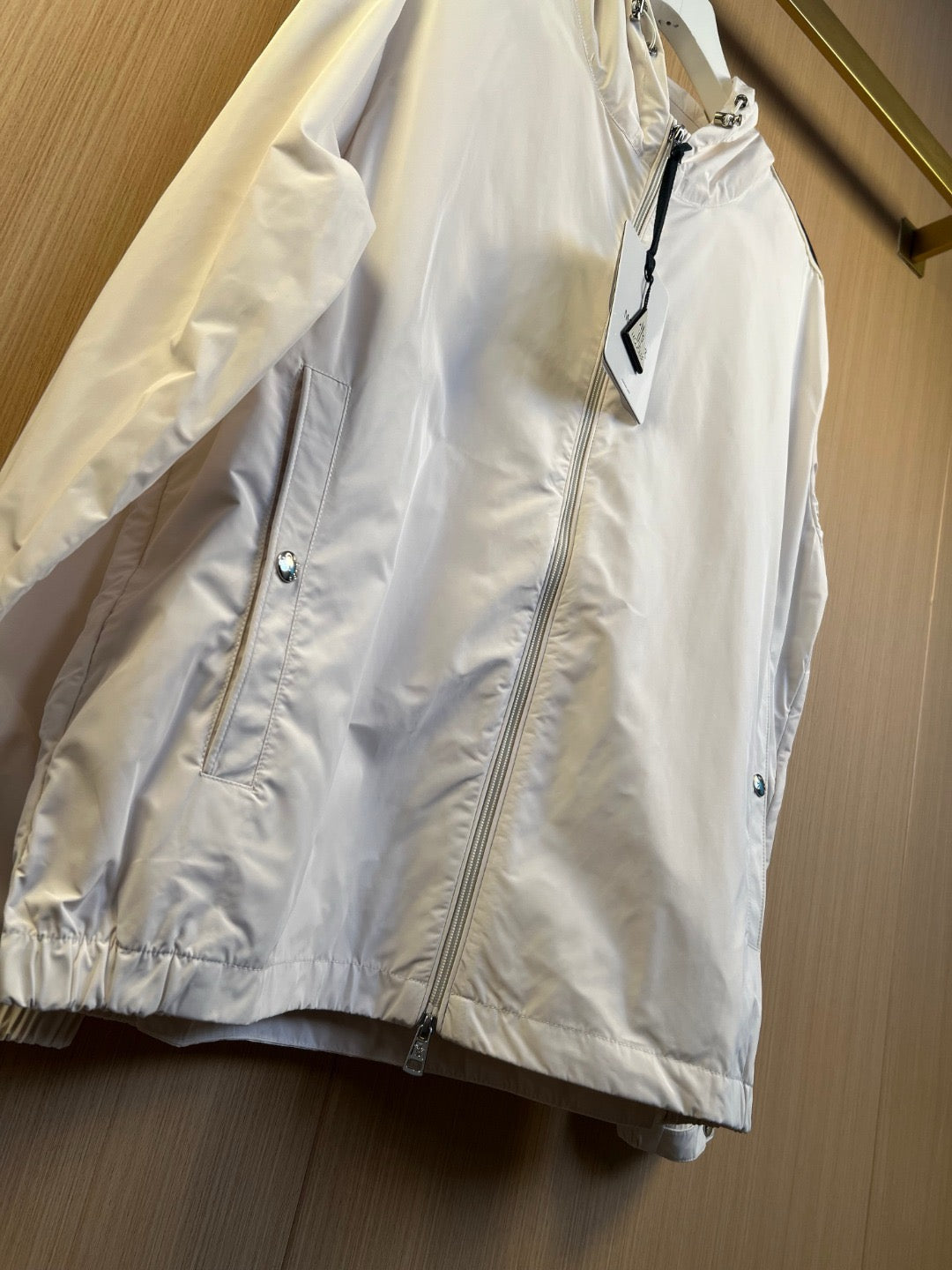 White and Dark Blue Jacket