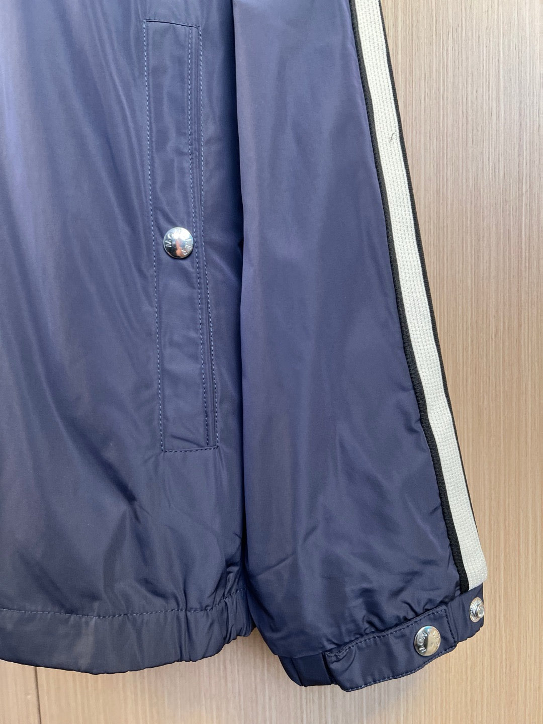 White and Dark Blue Jacket