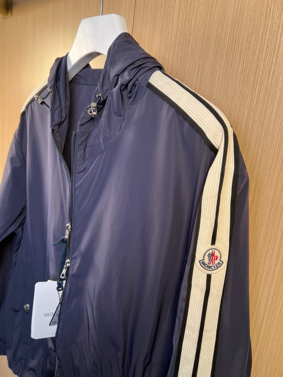 White and Dark Blue Jacket