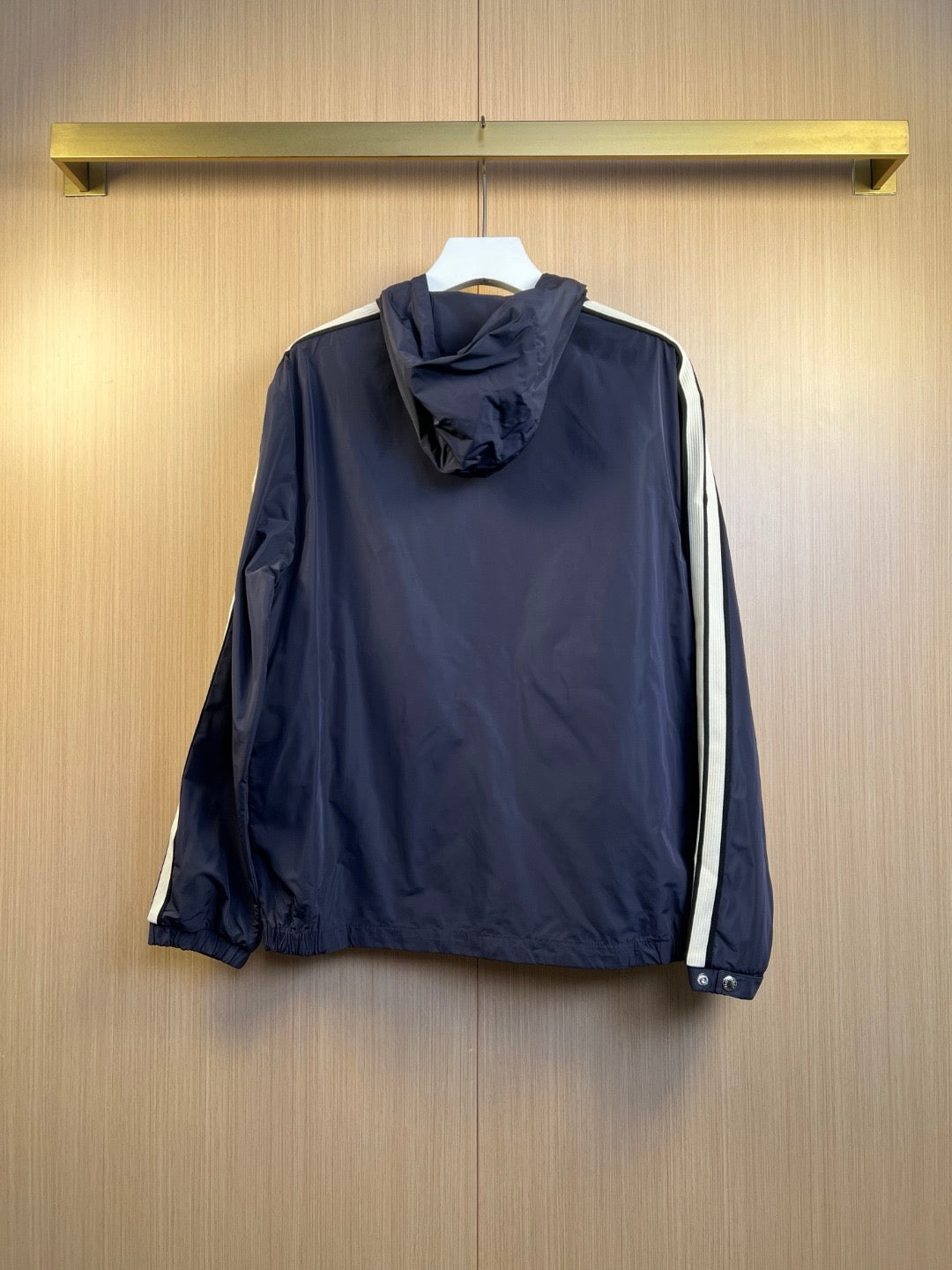 White and Dark Blue Jacket