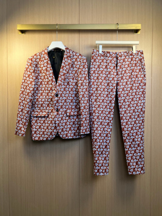 Multi-Colors Jacket and Pant Set