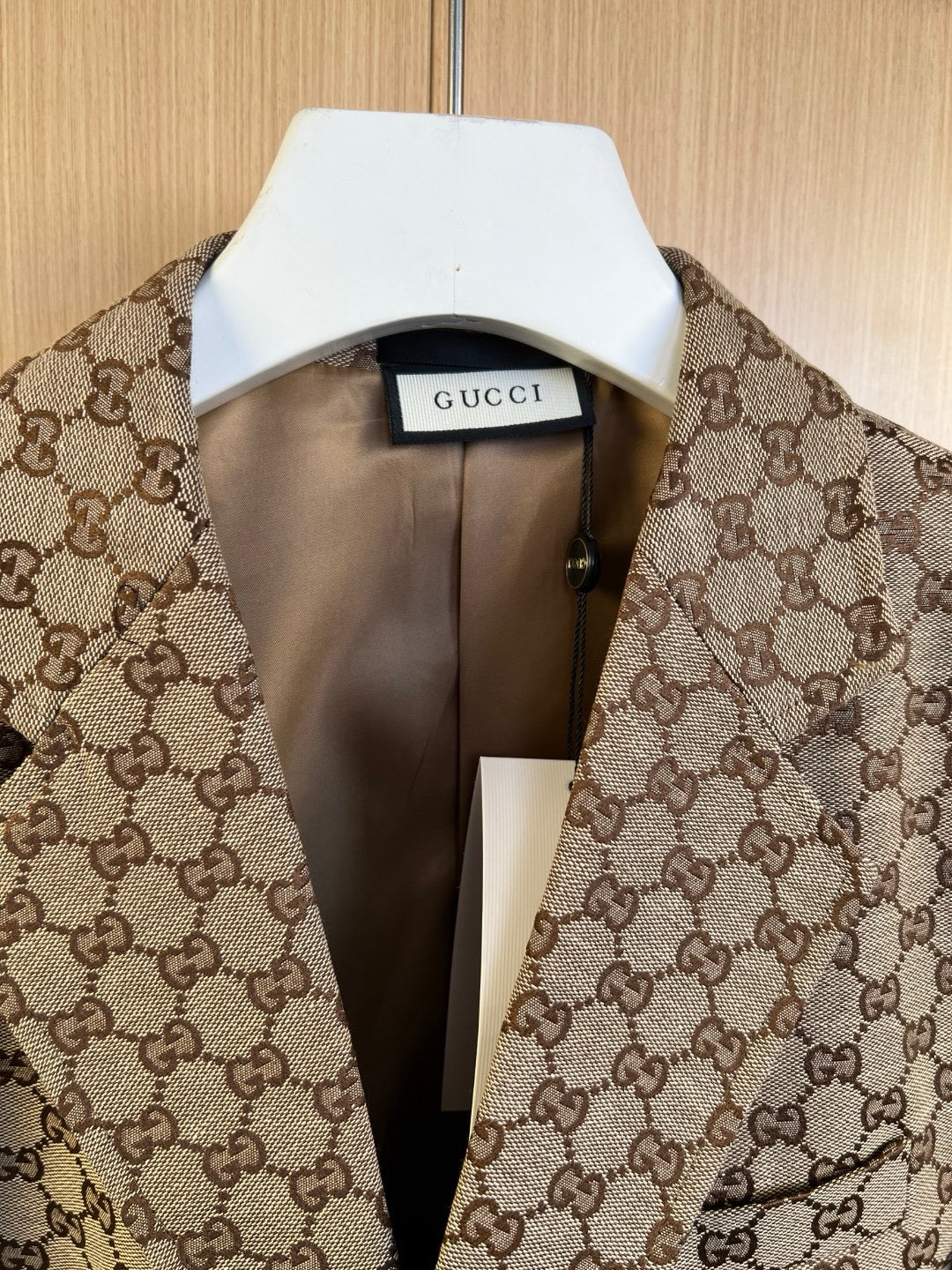 Khaki Jacket and Pant Set