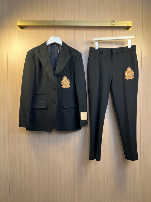 Black Jacket and Pant Set