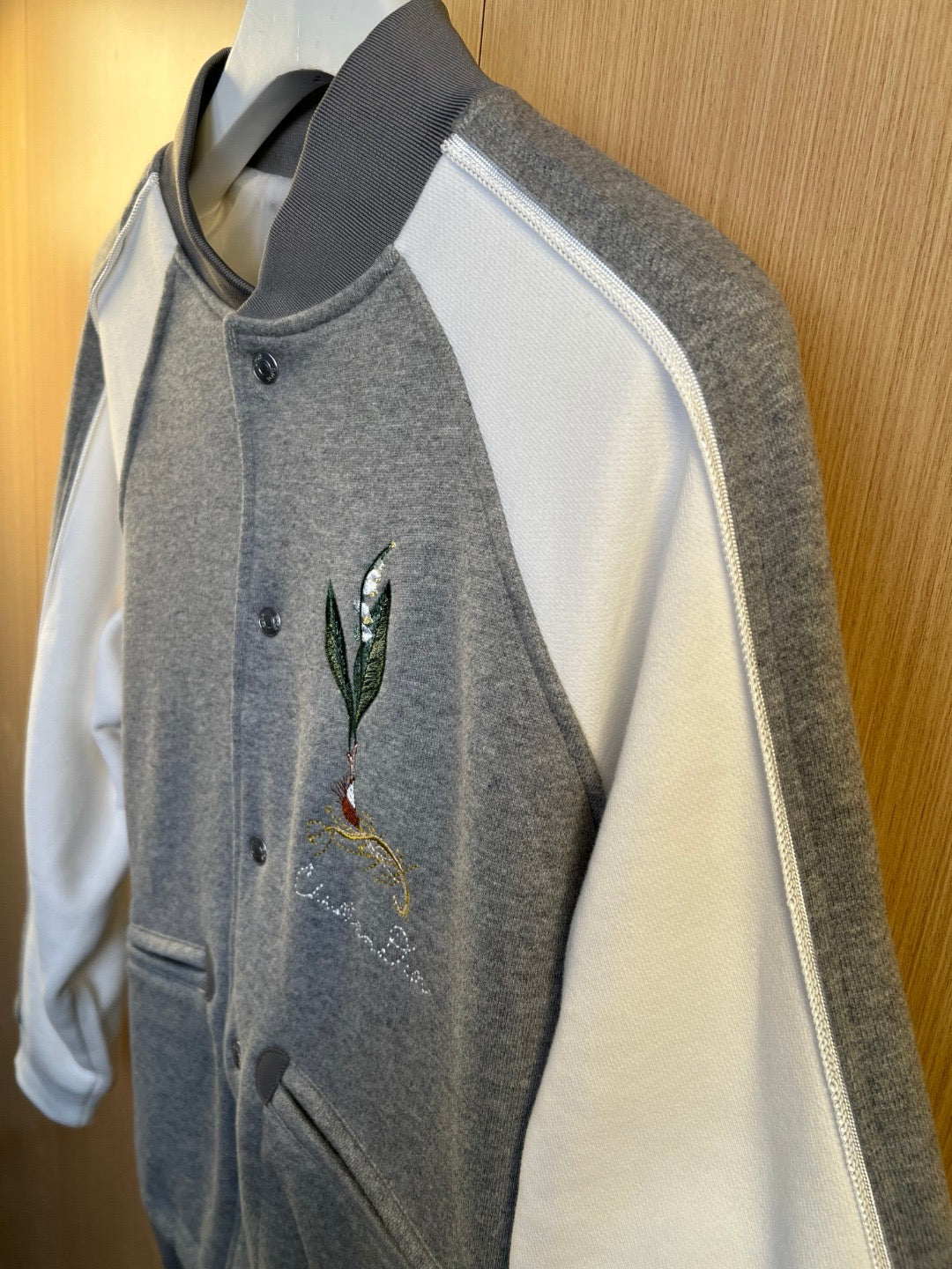 Grey White Jacket