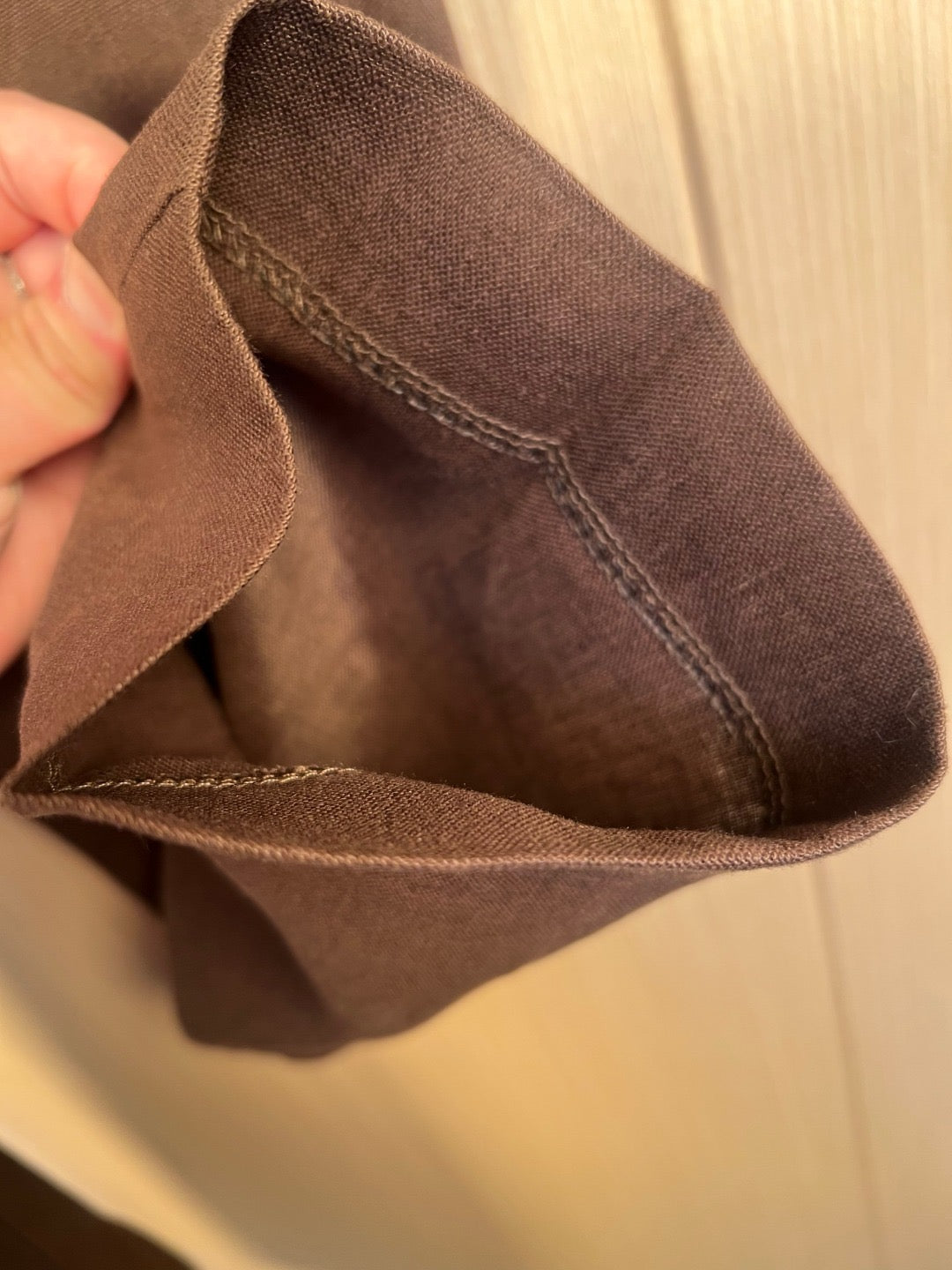 Brown Jacket and Pant Set
