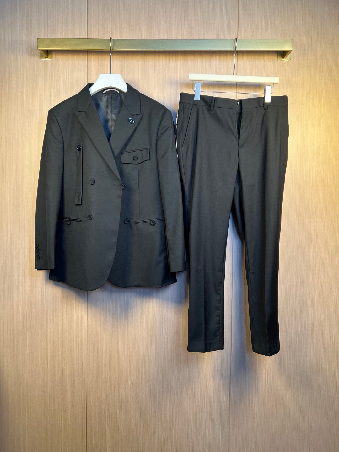 Black Jacket and Pant Set