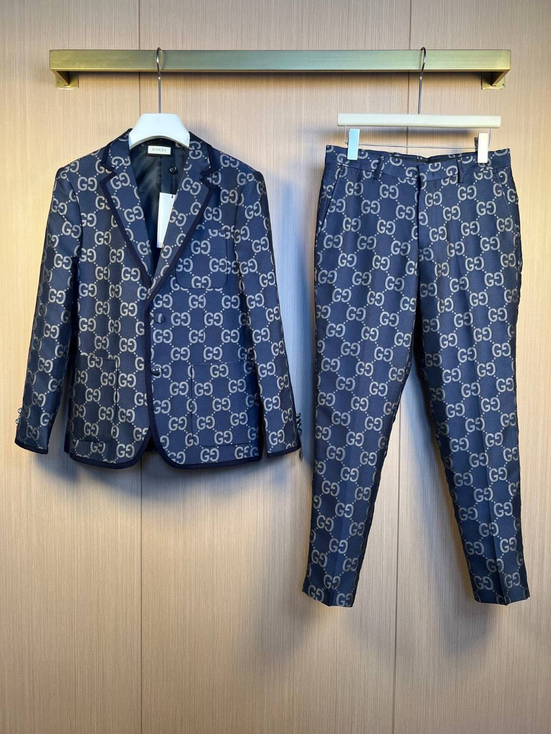 Dark Blue Jacket and Pant Set