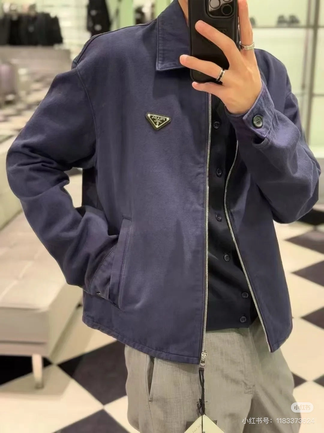 Dark Blue Jacket
