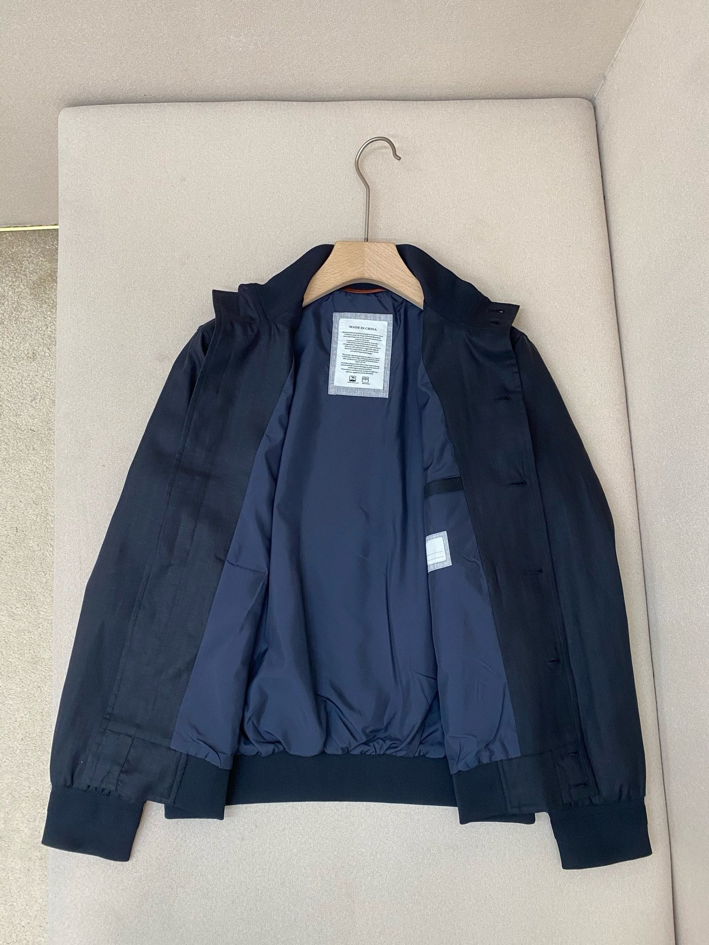 Dark Blue and White Jacket