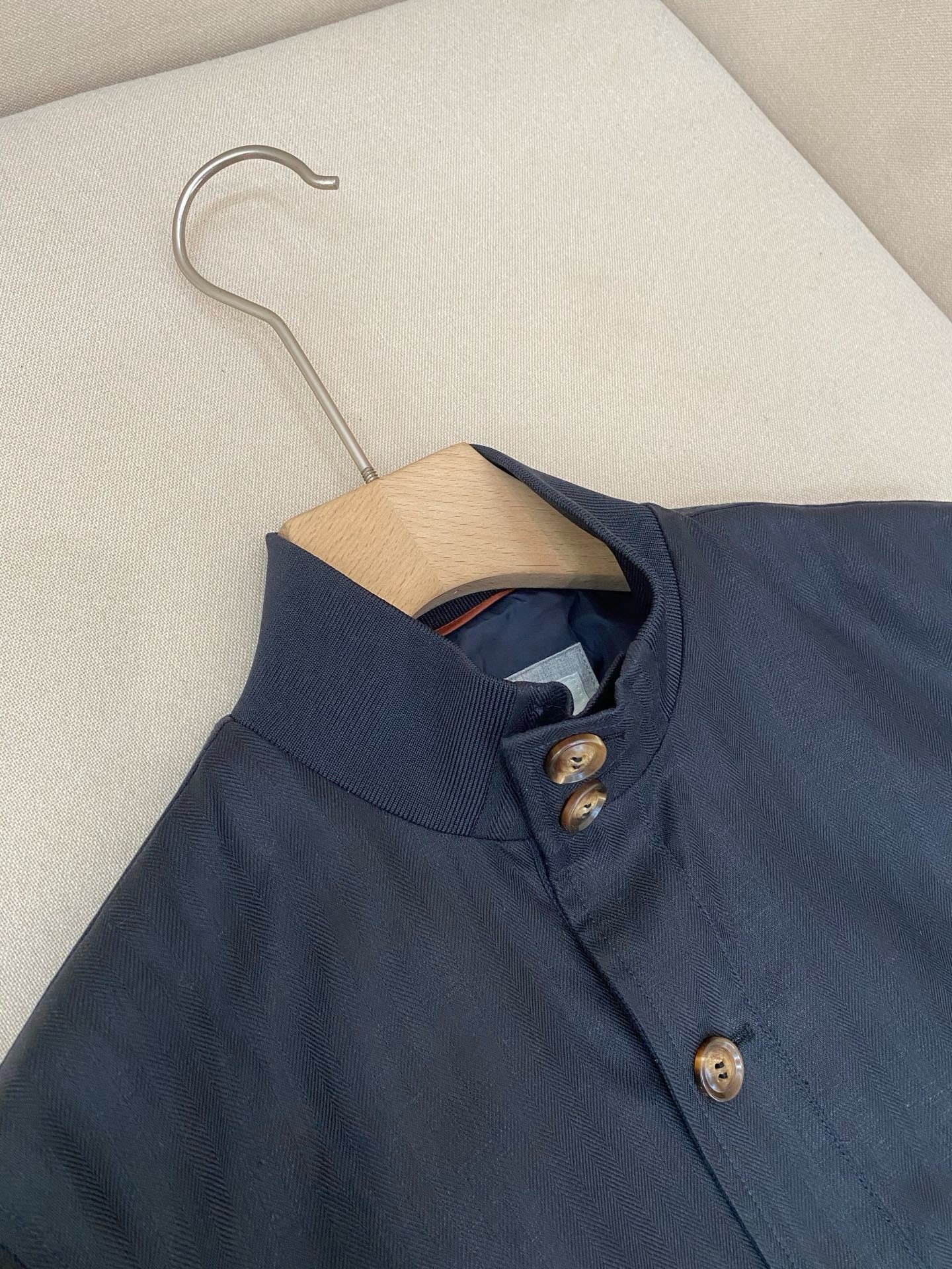 Dark Blue and White Jacket