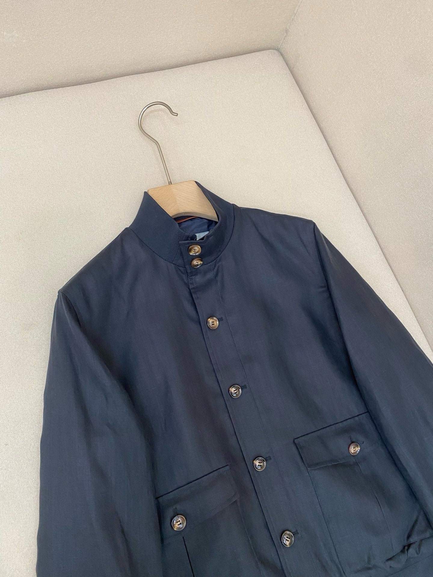 Dark Blue and White Jacket