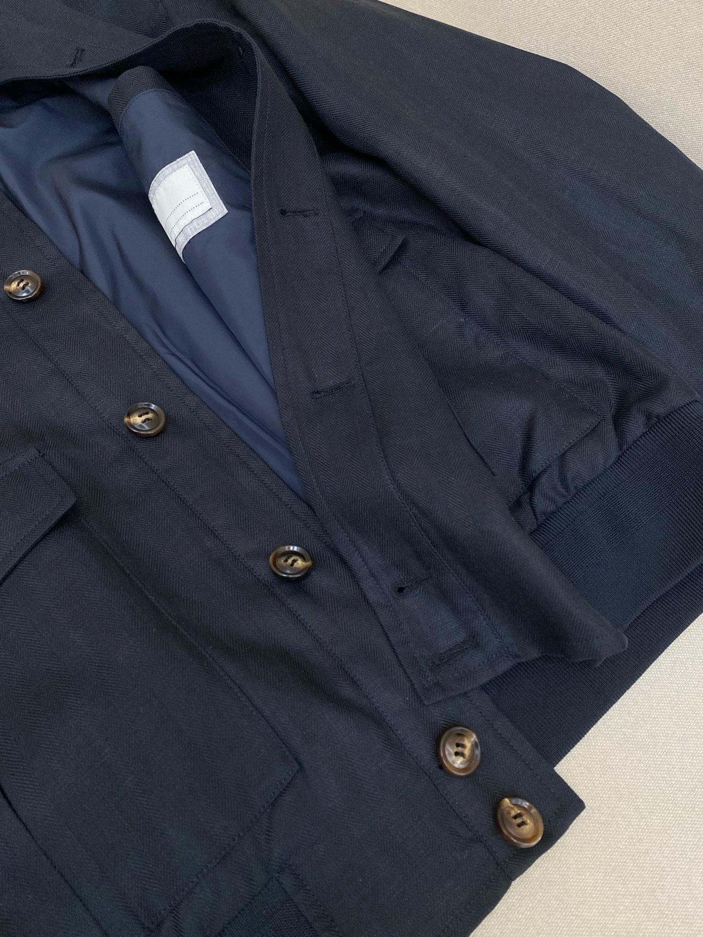 Dark Blue and White Jacket