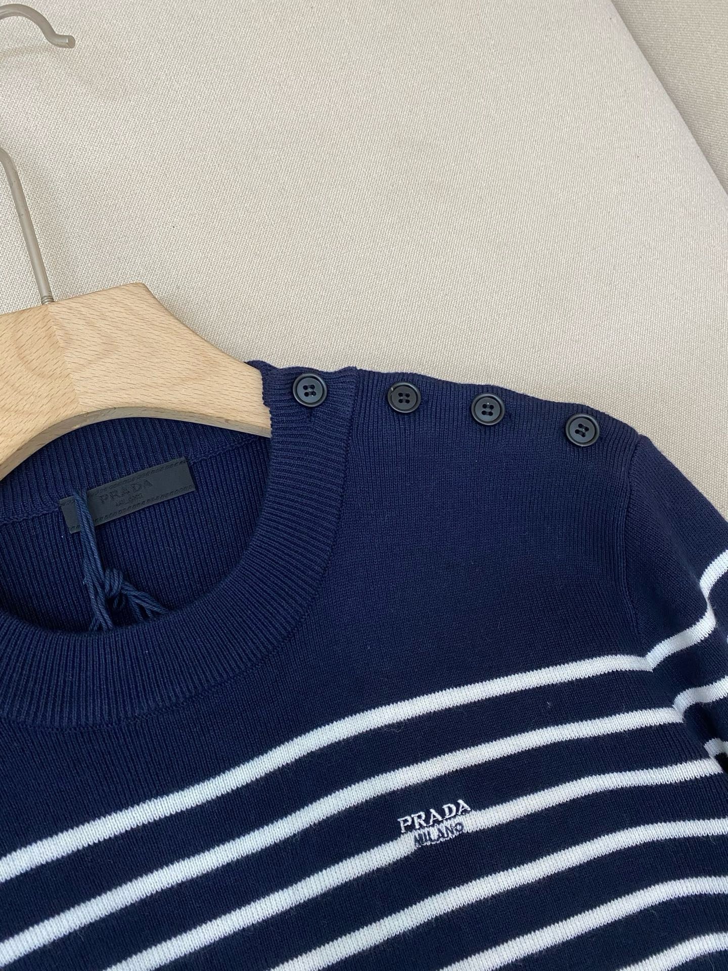 Dark Blue White Jersey