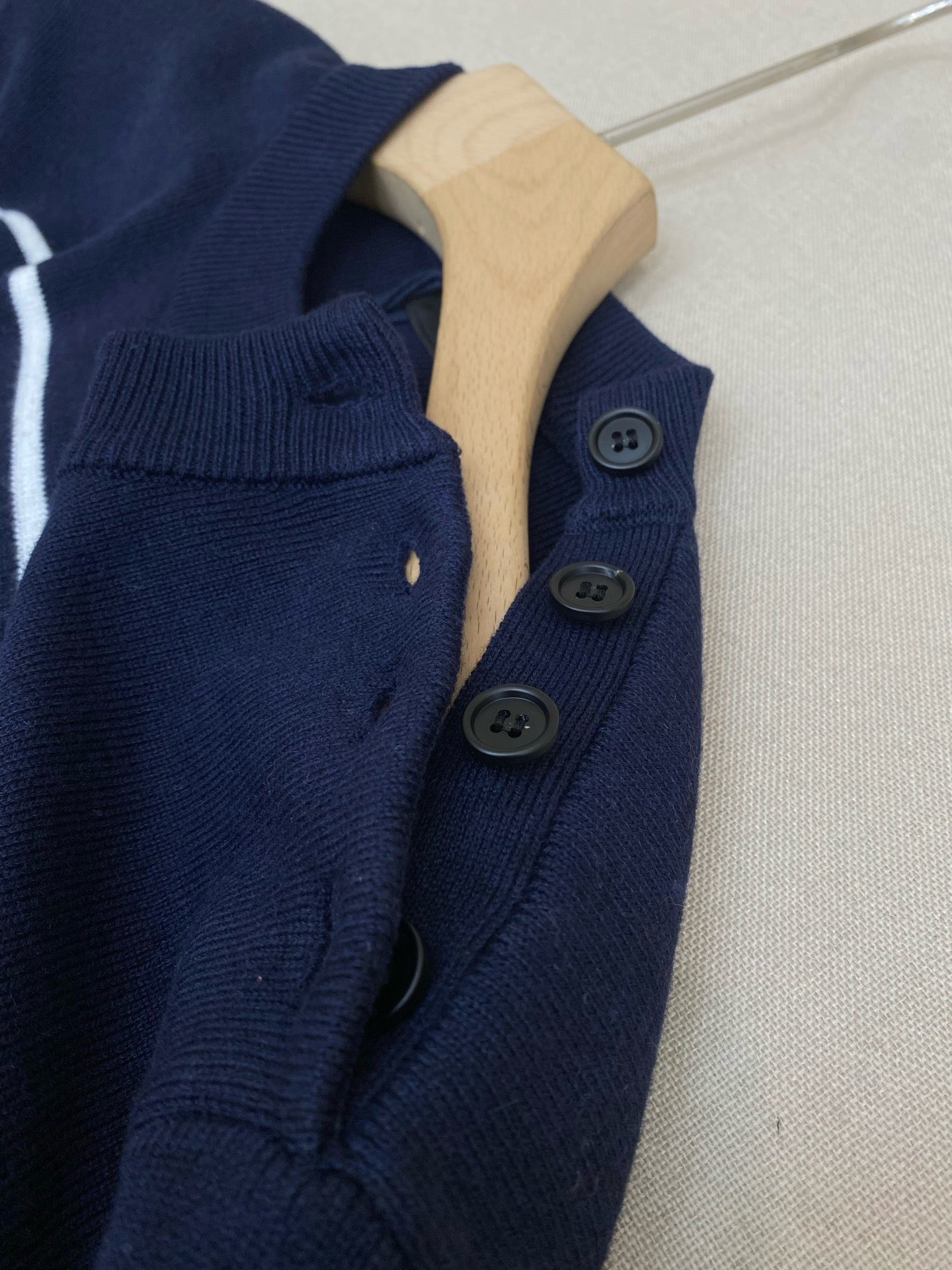 Dark Blue White Jersey