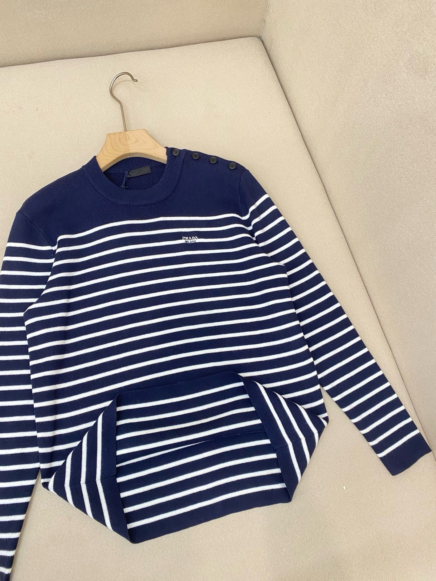 Dark Blue White Jersey