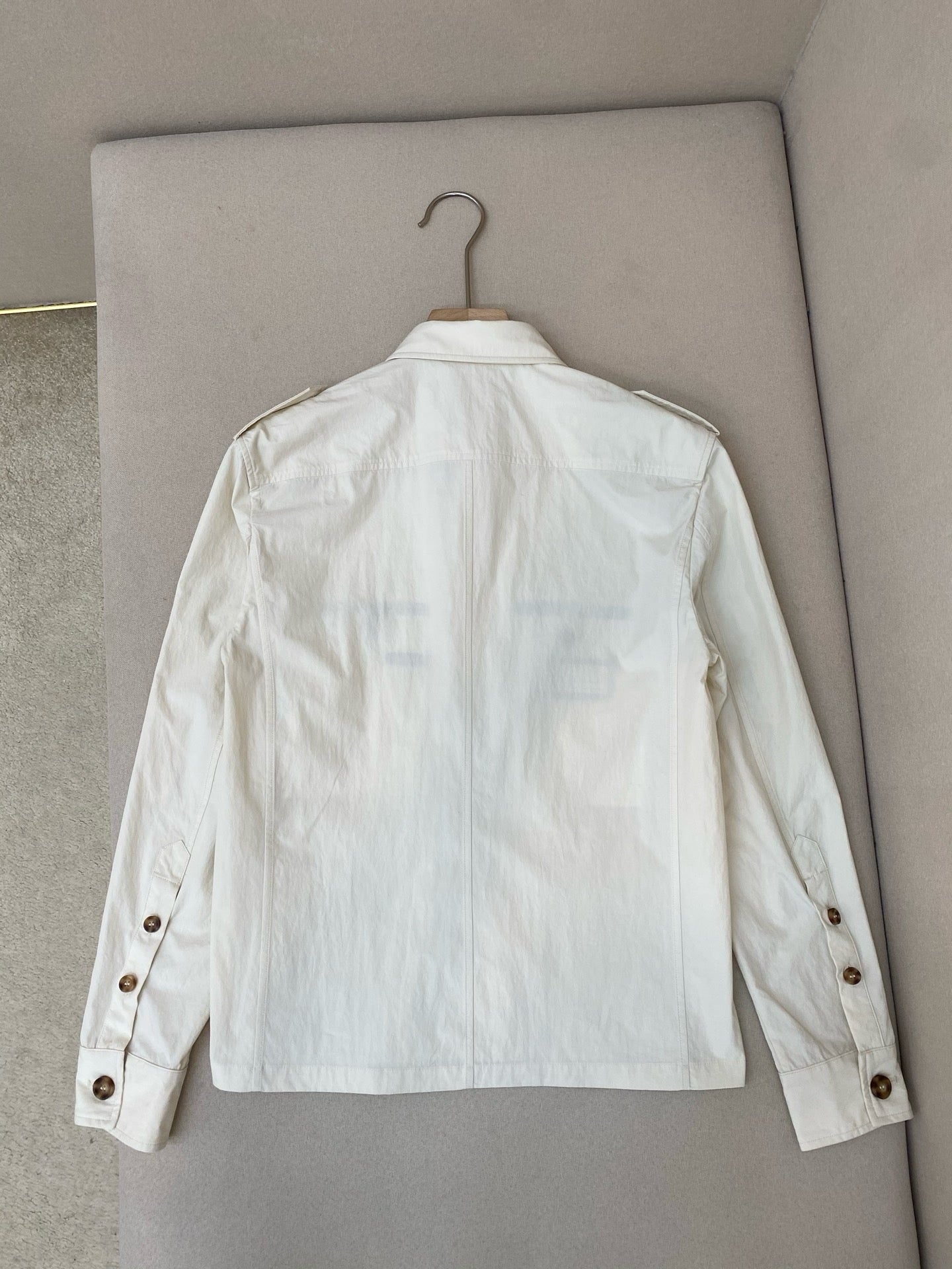 White and Green Jacket