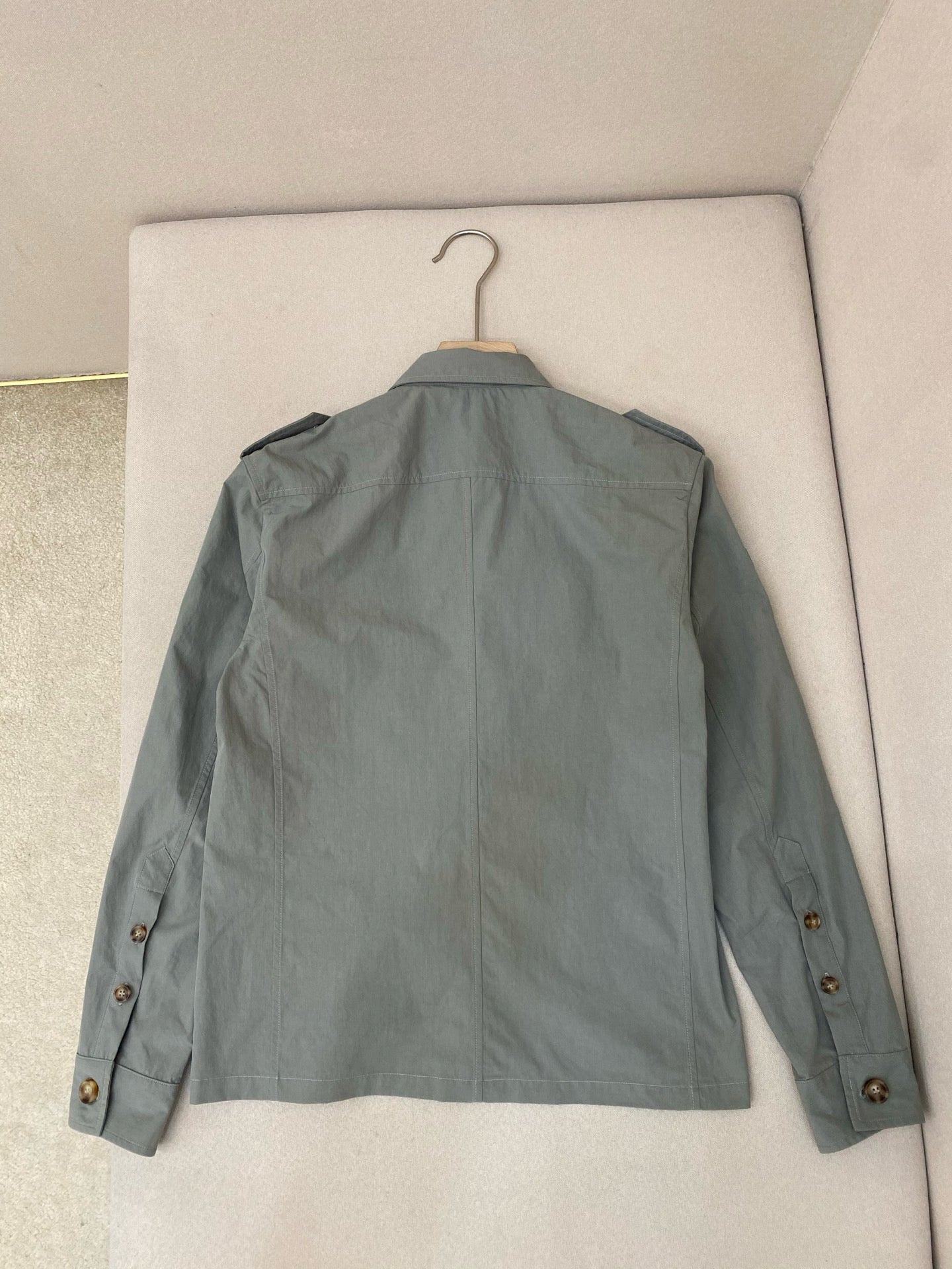 White and Green Jacket