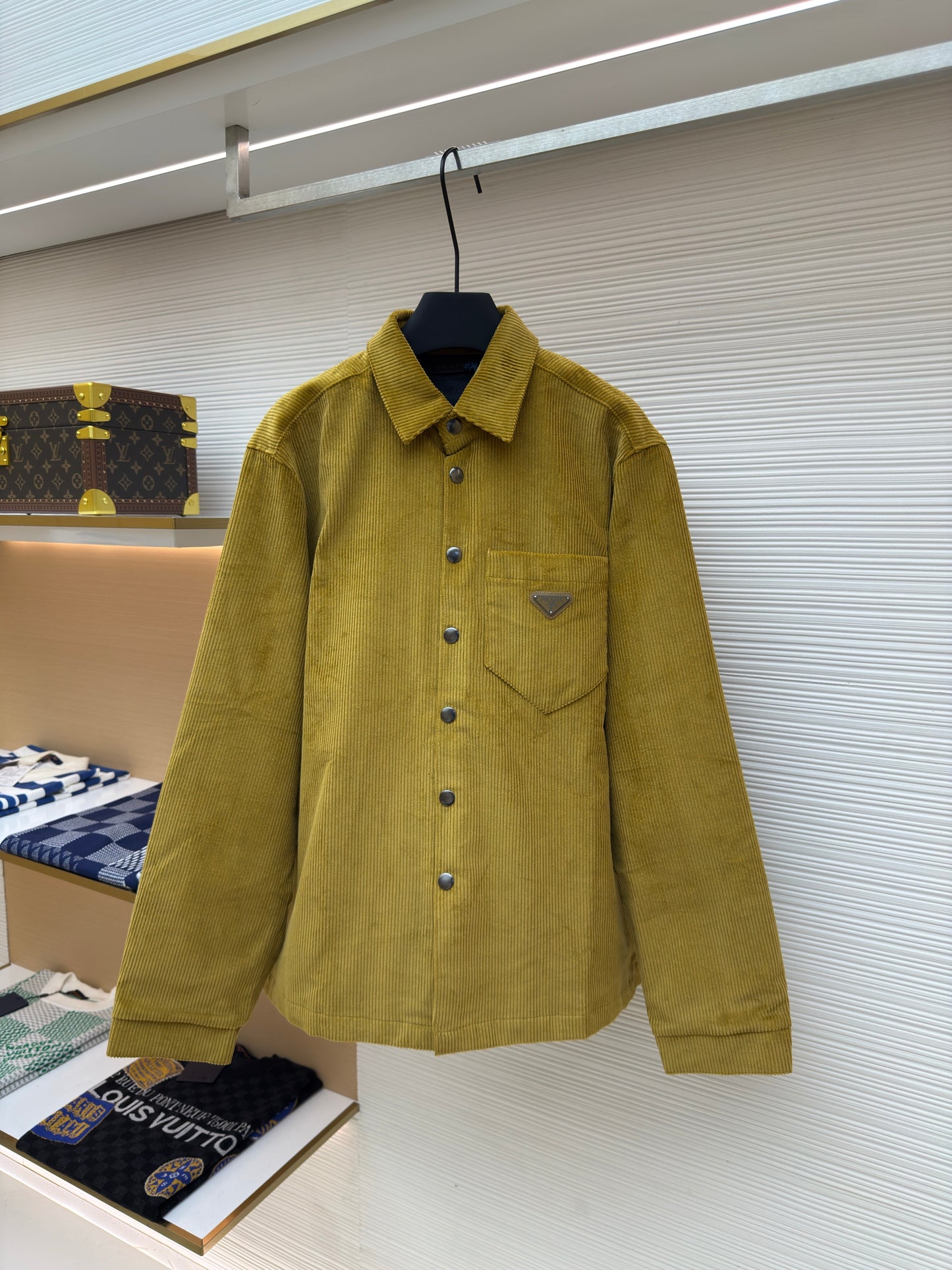 Chartreuse and Black Jacket
