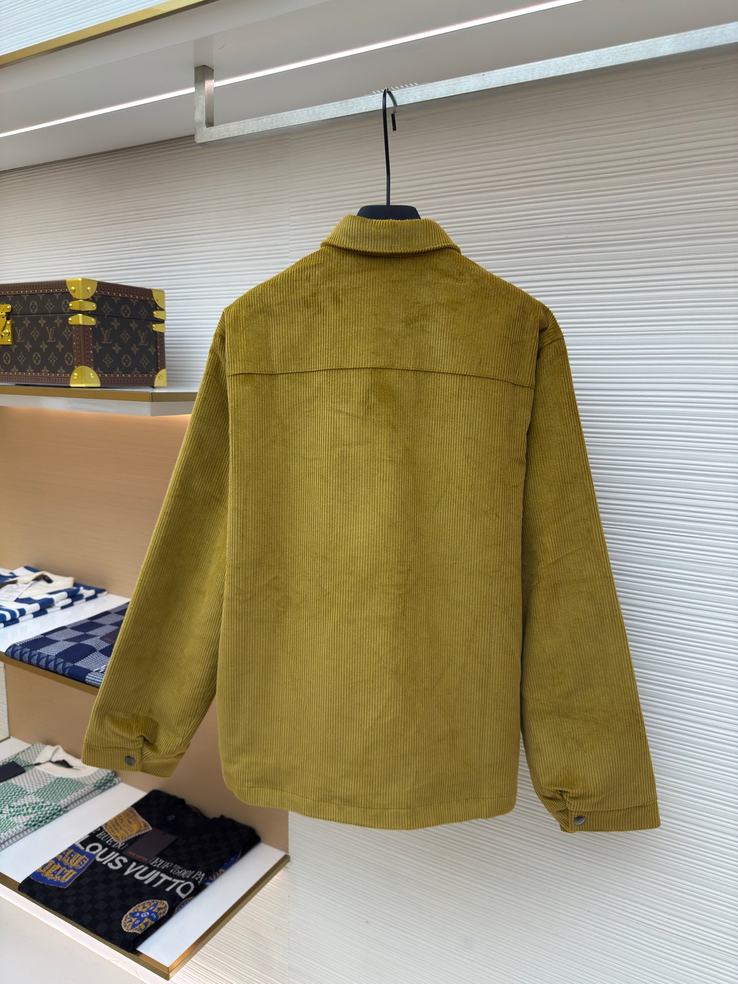 Chartreuse and Black Jacket