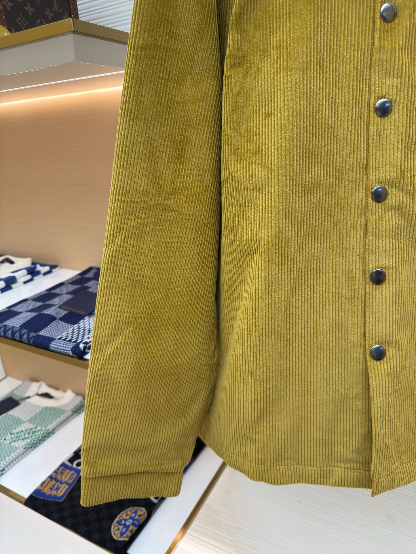 Chartreuse and Black Jacket