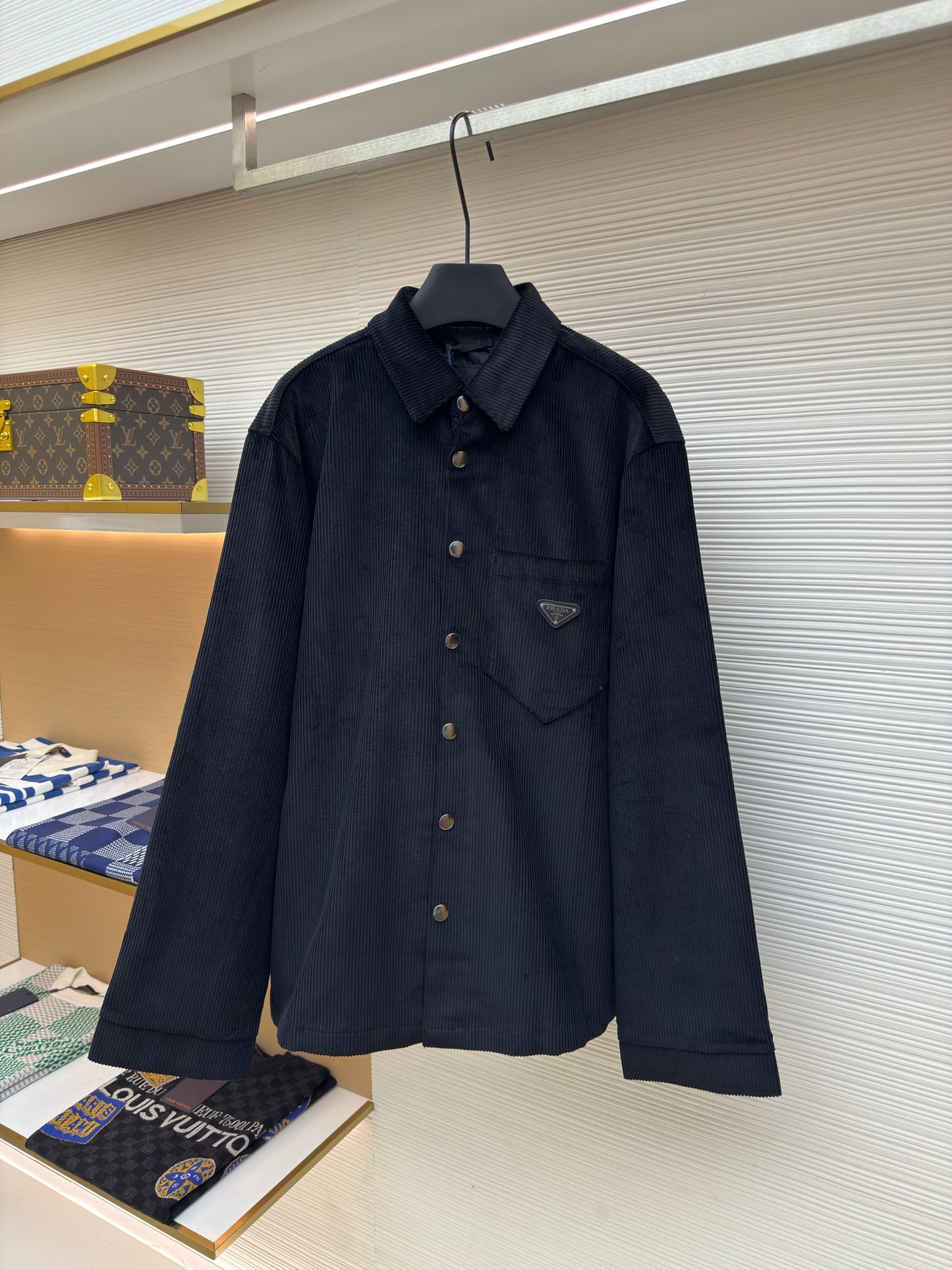 Chartreuse and Black Jacket